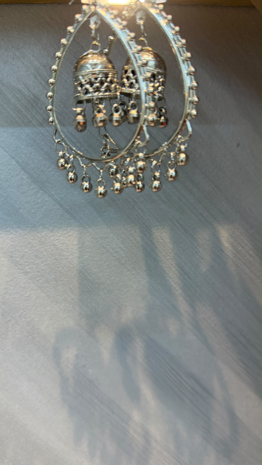 Oxidized Silver Jhumka Earrings – Intricate Traditional Design