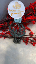 Oxidized Silver Jhumka Earrings – Intricate Traditional Design