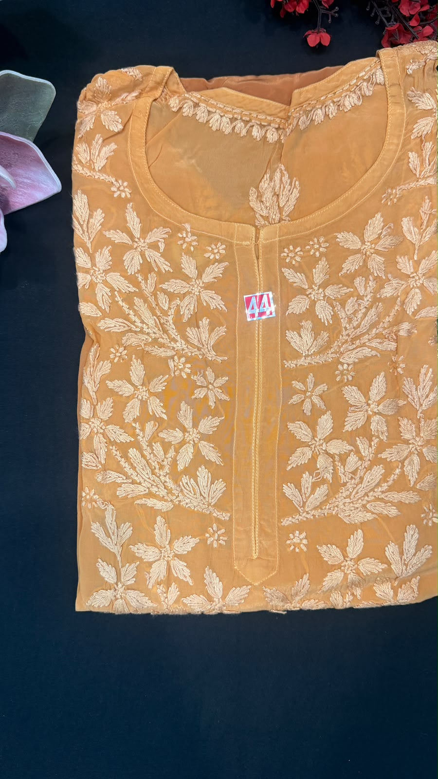 Muslin Cut work Kurti