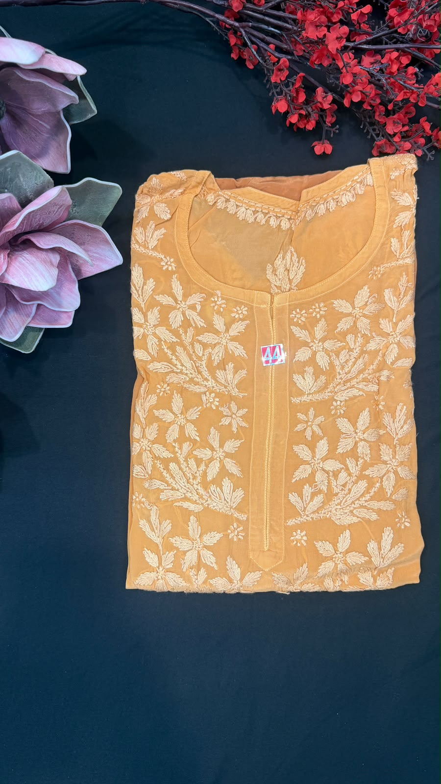 Muslin Cut work Kurti