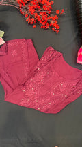 Modal Short Kurti with Mukesh Work