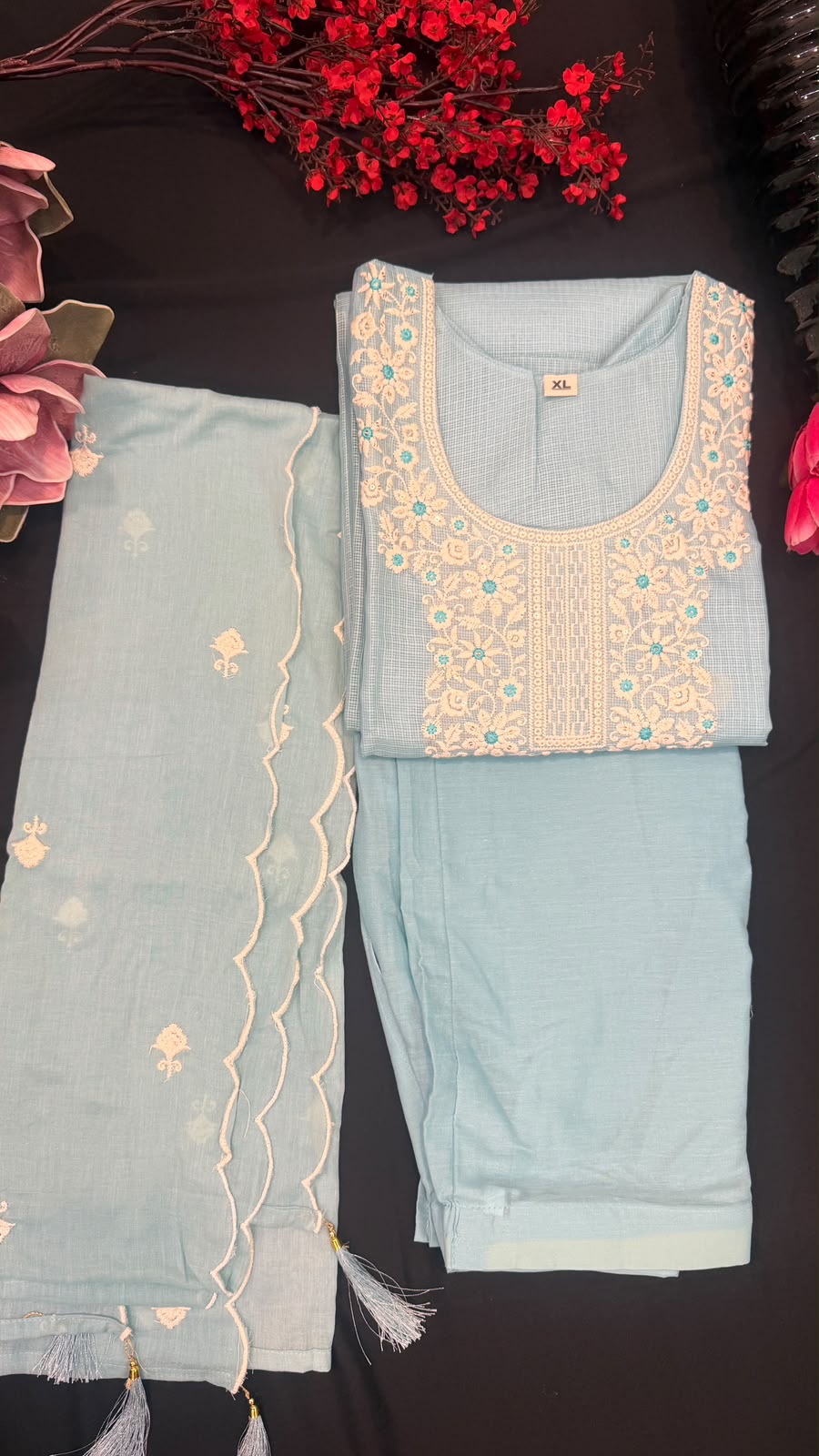 Kota Doria 3 Piece Set